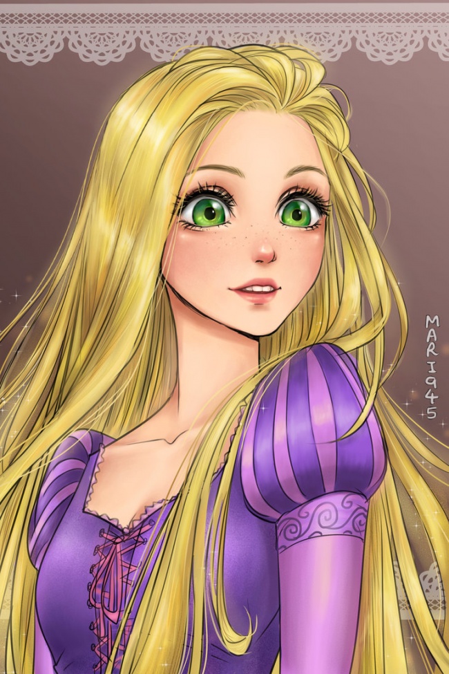 Rapunzel Anime