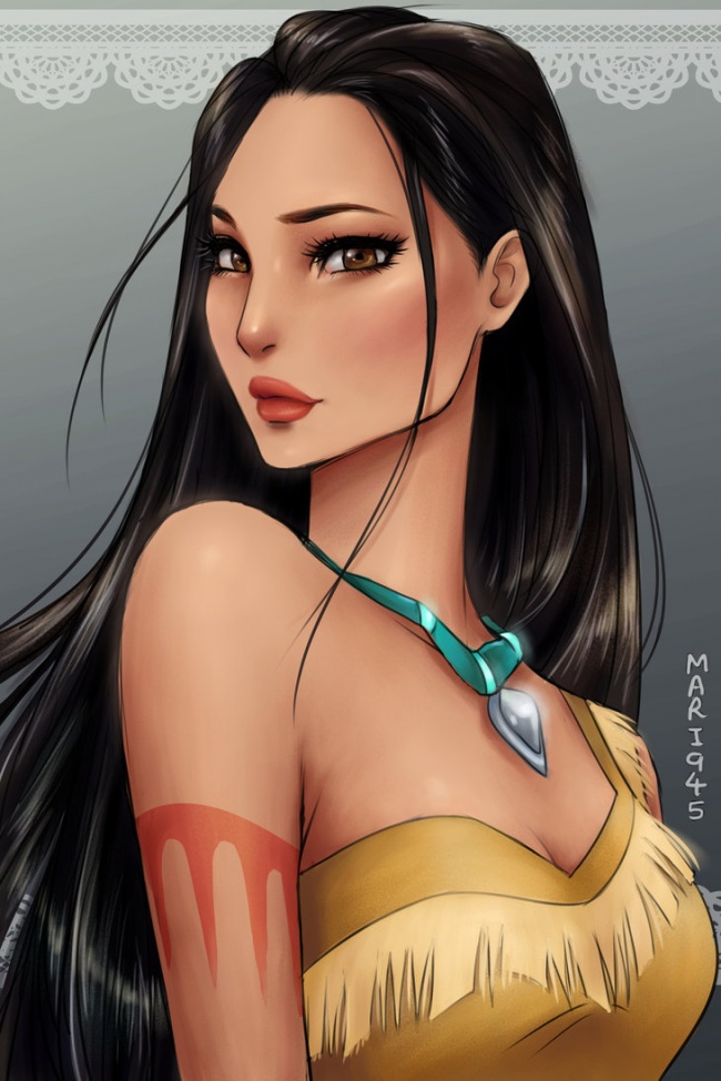 pacahontas anime